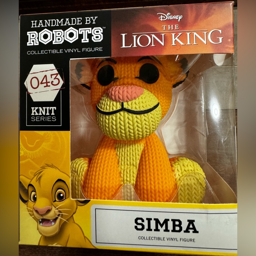 Handmade By Robots The Lion King SIMBA 5" Vinyl Figure #43 - NEW